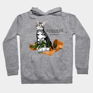 Plant Mischief Cat Hoodie